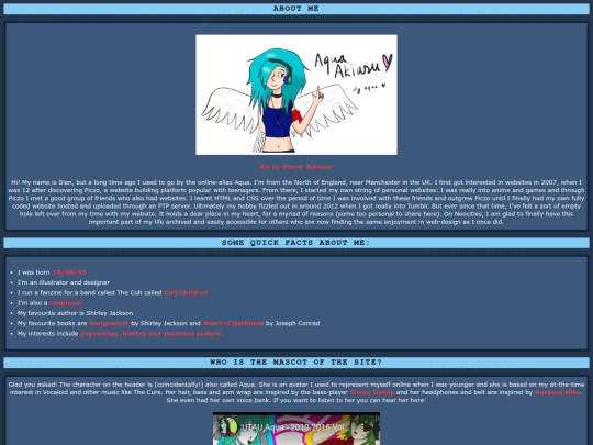 aboutme screenshot