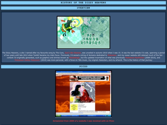 history screenshot