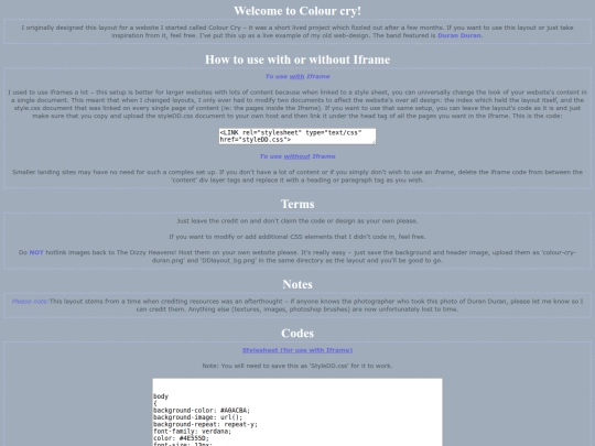 layouts/colourcry_DD/welcomeDD screenshot