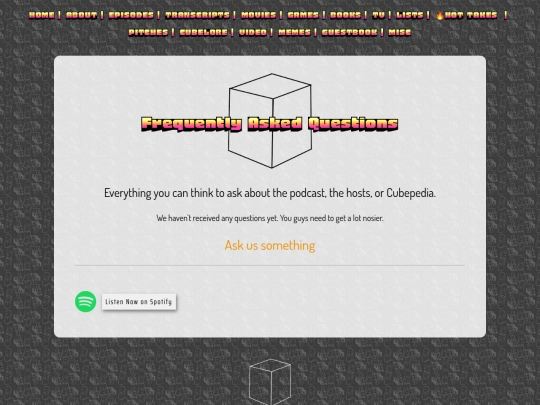 faq screenshot