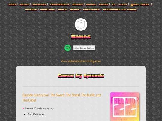 games screenshot