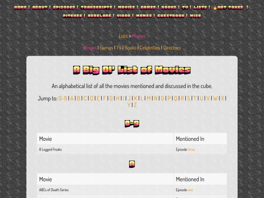 lists/list-movies screenshot