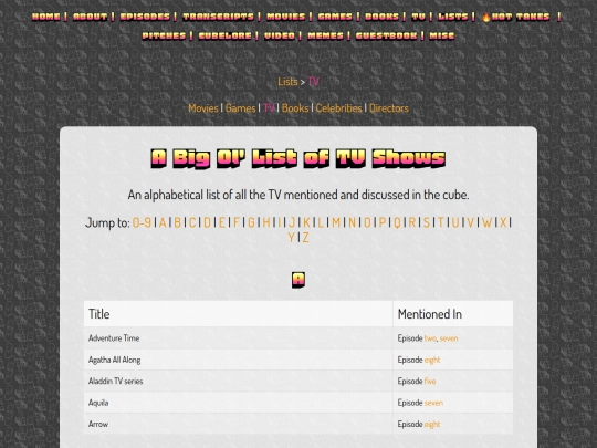 lists/list-tv screenshot