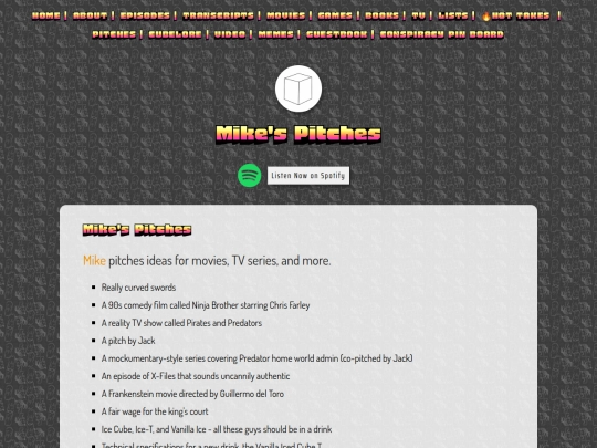 pitches screenshot
