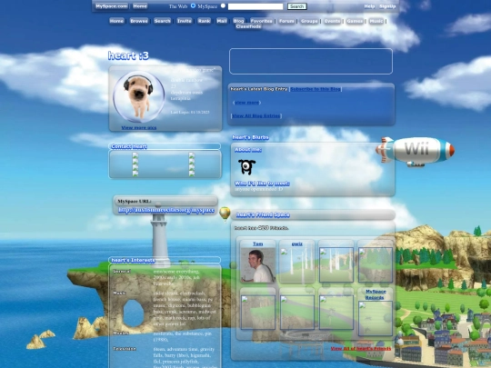 myspace screenshot