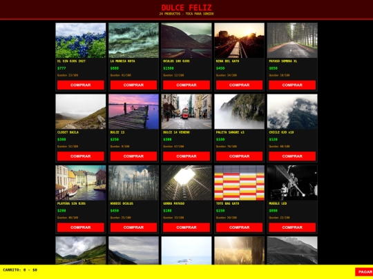 productos screenshot