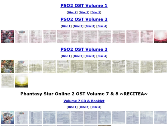 pso2ost screenshot