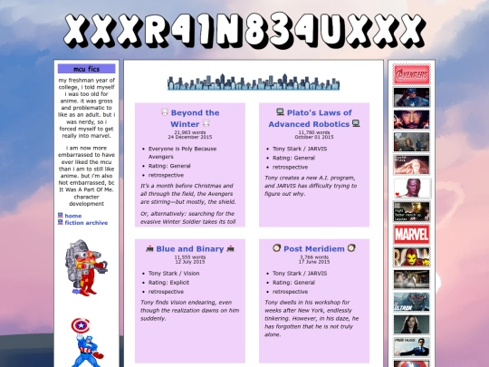 fiction/mcufic screenshot