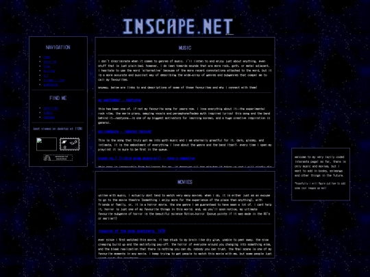 interests screenshot