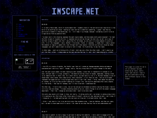 journal screenshot
