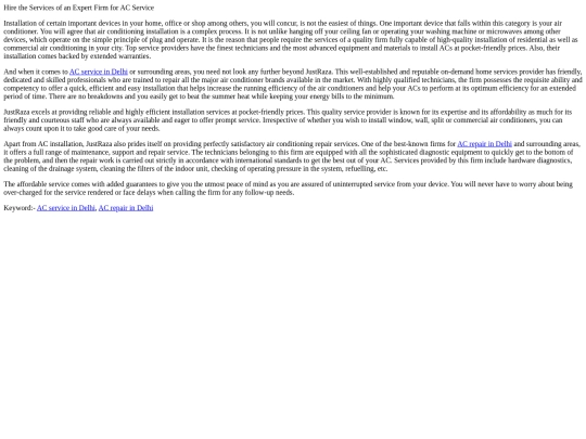hire-the-services-of-an-expert-firm-for-ac-service screenshot