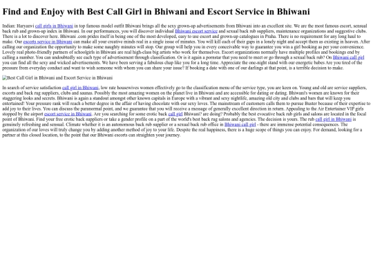 s/find-and-enjoy-with-best-call-girl-in-bhiwani-and-escort-service-in-bhiwani screenshot