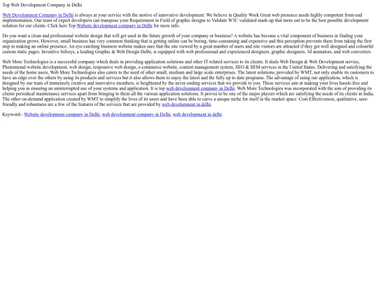 top-web-development-company-in-delhi screenshot