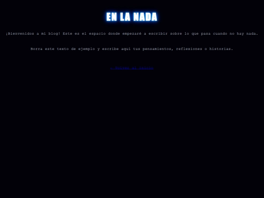 sueño/en-la-nada screenshot