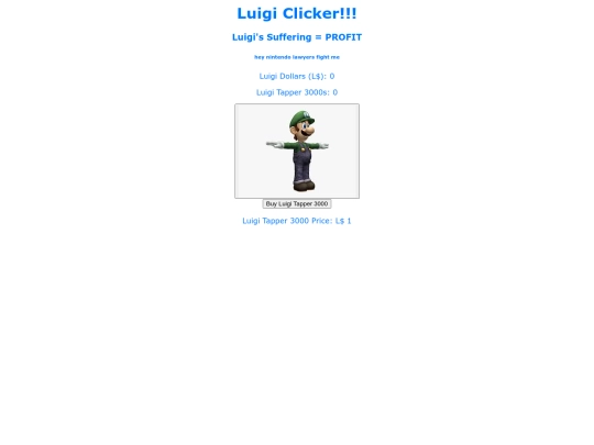 luigi_clicker screenshot