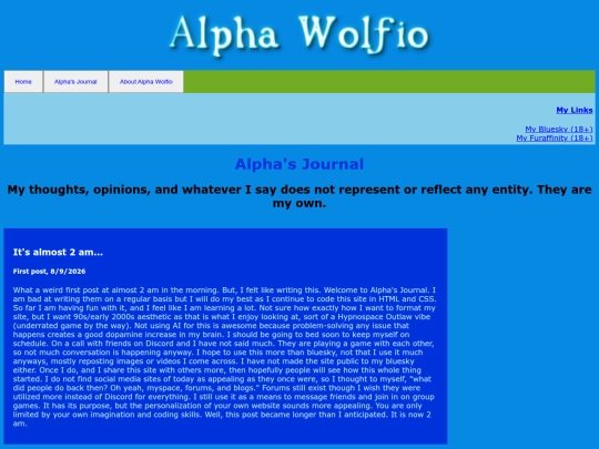 blog screenshot