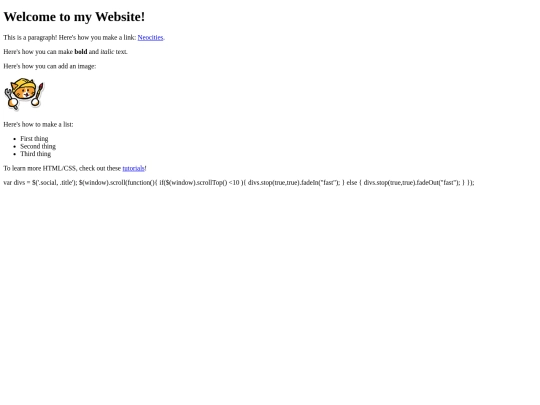 index screenshot