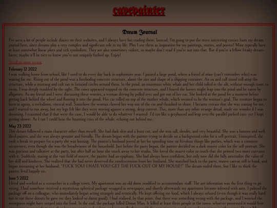 dreamjournal screenshot