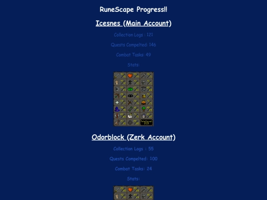 osrsstats screenshot