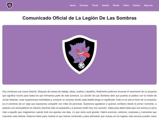 news/comunicado-oficial-de-la-legion-de-las-sombras screenshot