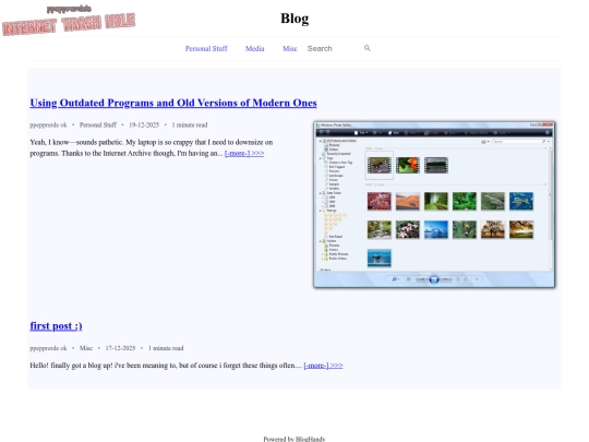 pages/blog screenshot