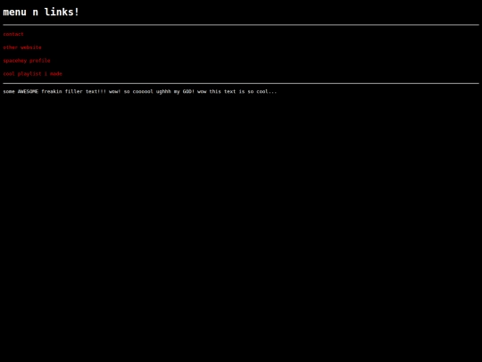 pages/menu screenshot