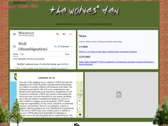 pages/wolves screenshot
