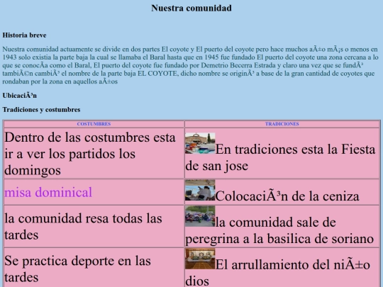 comunidad screenshot