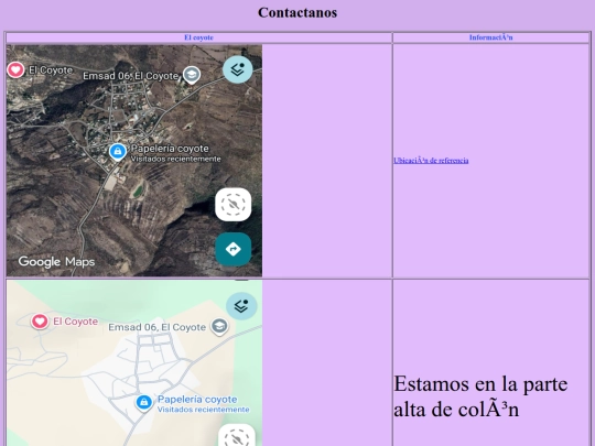 contactanos screenshot