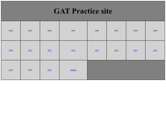 GAT_index screenshot