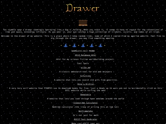 drawer screenshot