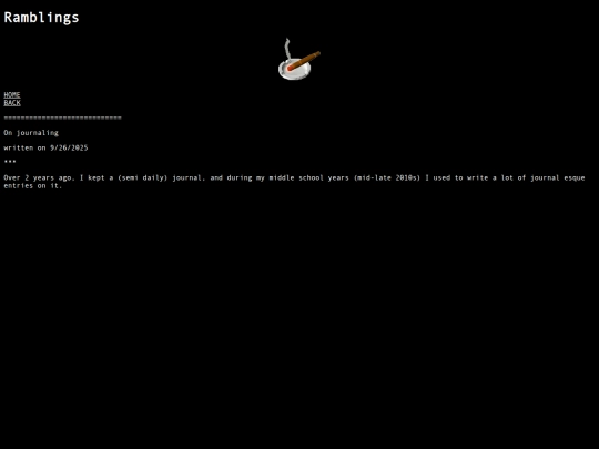 ramblingone screenshot