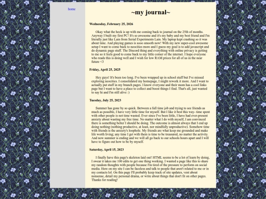 journal screenshot