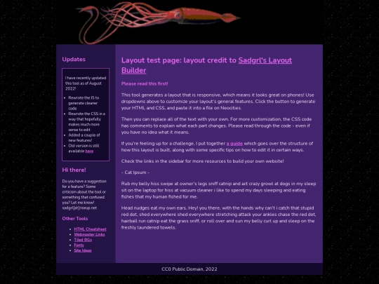 test screenshot
