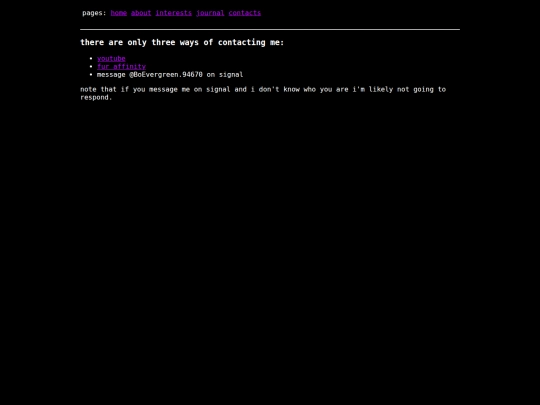contacts screenshot