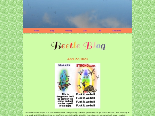 blog screenshot