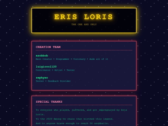 credits screenshot