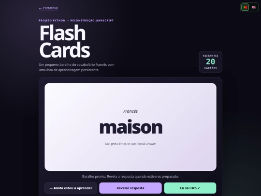 projects/flash-cards screenshot
