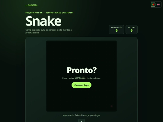projects/snake screenshot