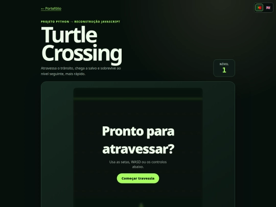 projects/turtle-crossing screenshot