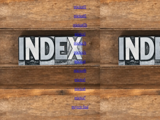 index screenshot