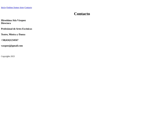 contacto screenshot