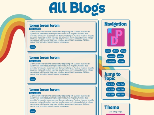 pages/blogs screenshot