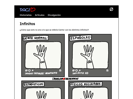 posts/Infinitos screenshot