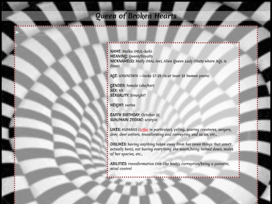 Char_pages/AlienQL screenshot