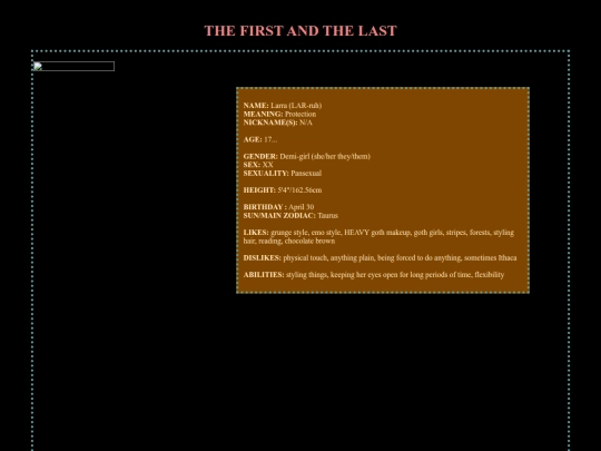 Char_pages/Larra screenshot