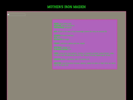 Char_pages/Maya screenshot