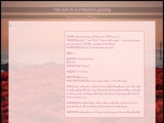 Char_pages/Sofie screenshot