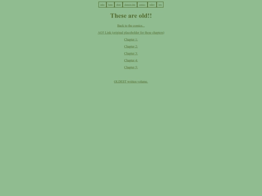 Story/Written/Chapters screenshot