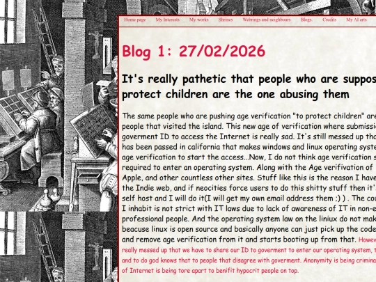 blog screenshot